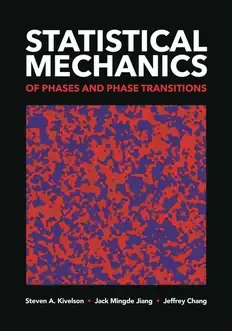 Cover of Statistical Mechanics of Phases and Phase Transitions