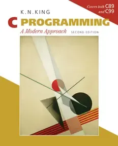 Cover of C Programming (second Edition)
