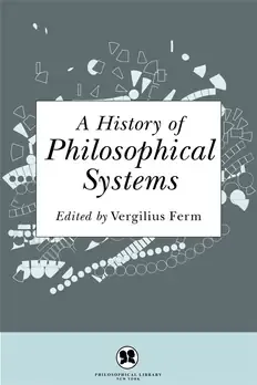 Cover of A History of Philosophical Systems