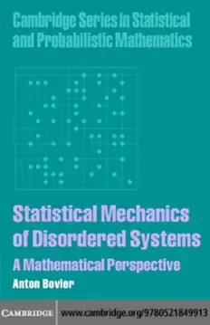 Cover of Statistical Mechanics of Disordered Systems