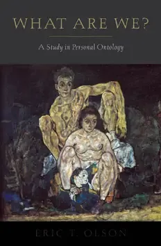 Cover of What Are We?: A Study in Personal Ontology (Philosophy of Mind Series)