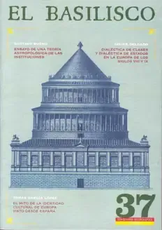 Cover of Ensayo de Una Teoría Antropológica de las Instituciones