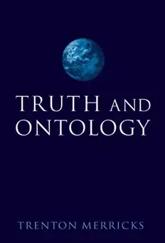 Cover of Truth and Ontology