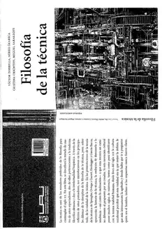 Cover of Filosofia De La Tecnica
