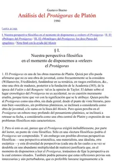 Cover of Análisis Del Protágoras De Platón