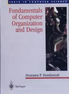 Cover of Fundamentals of Computer Organization and Design