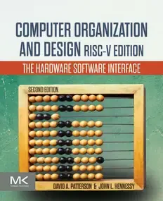 Cover of Computer Organization and Design: The Hardware/Software Interface